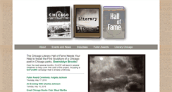 Desktop Screenshot of chicagoliteraryhof.org